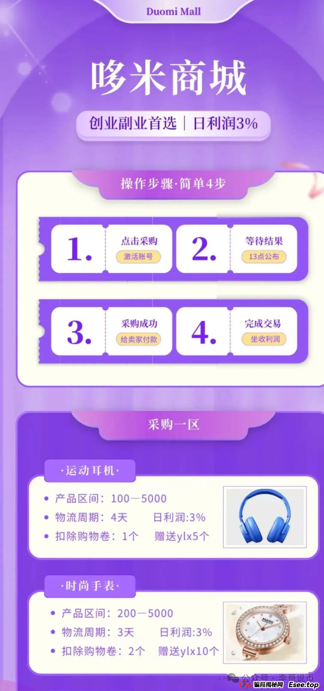 曝光 | 最新资金盘骗局，启迪医疗，福币，哆米商城，有你参与的吗？