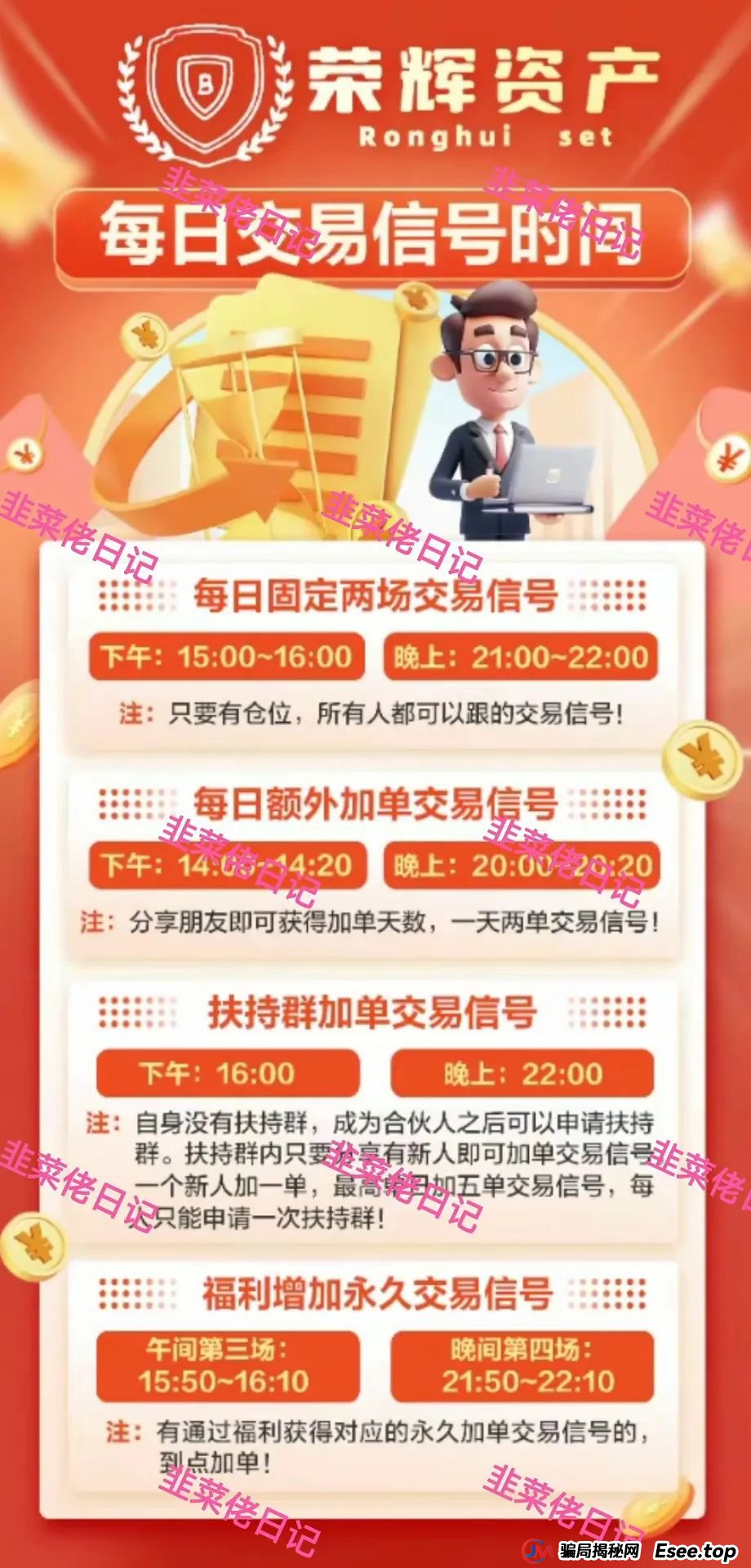 曝光 | 最新资金盘项目骗局（嘉货优选，荣辉资产）随时可能卷钱跑路！