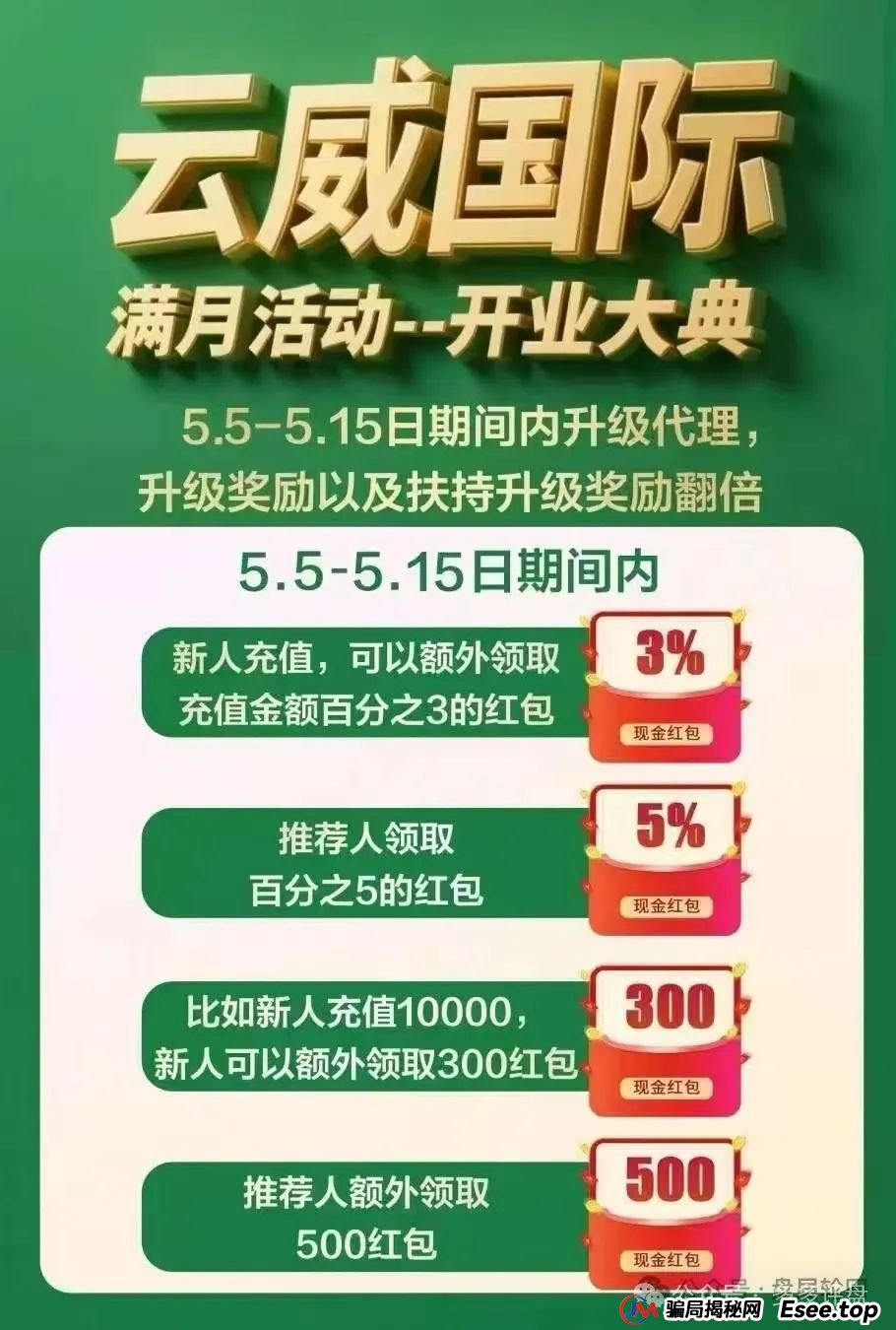 曝光：“云威国际”彩票跟单骗局，“新币时代”操盘团伙原班人马所开，马上崩盘。