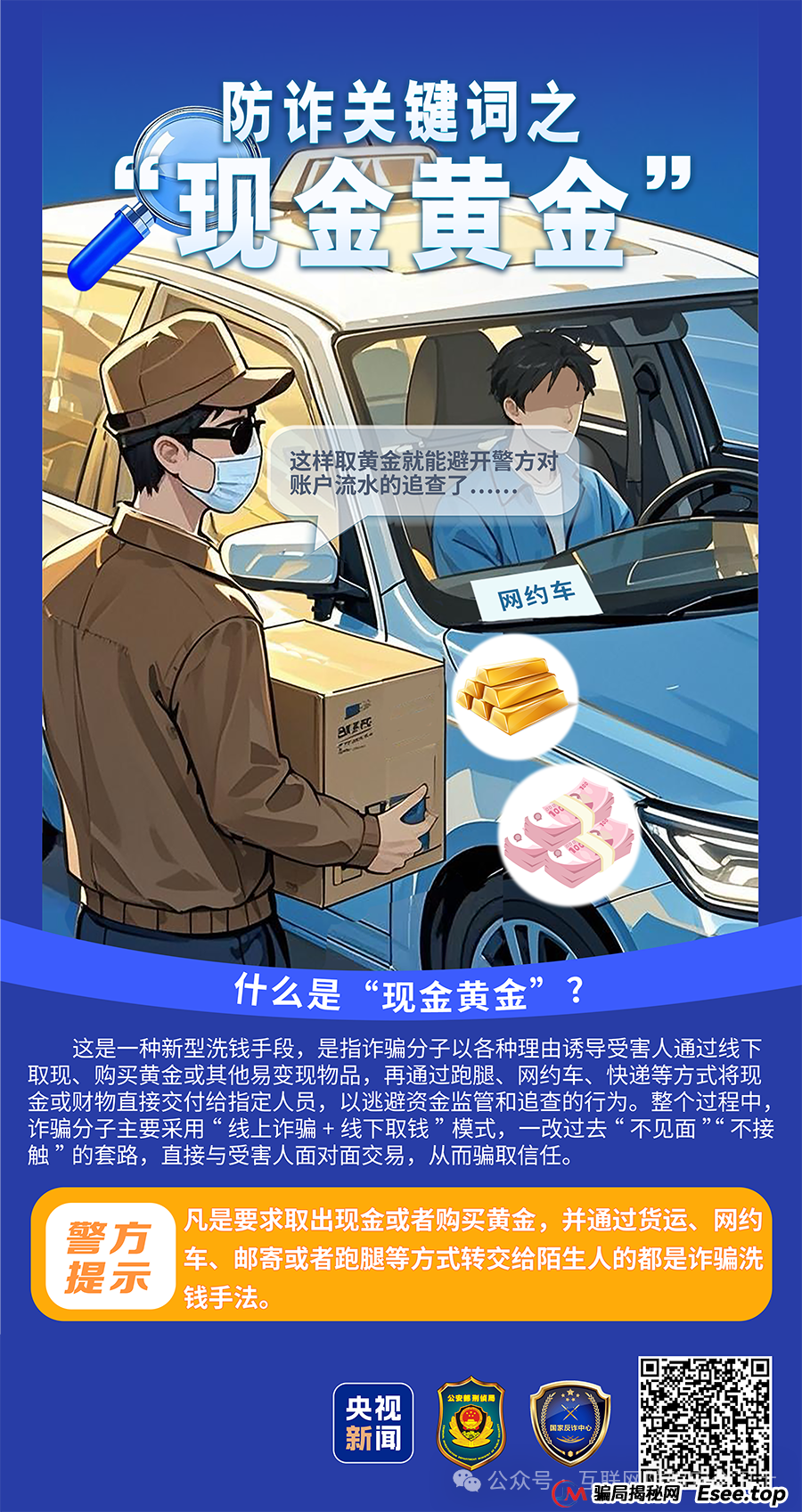 “线上诈骗+线下洗钱” 新型骗局让你沦为洗钱帮凶
